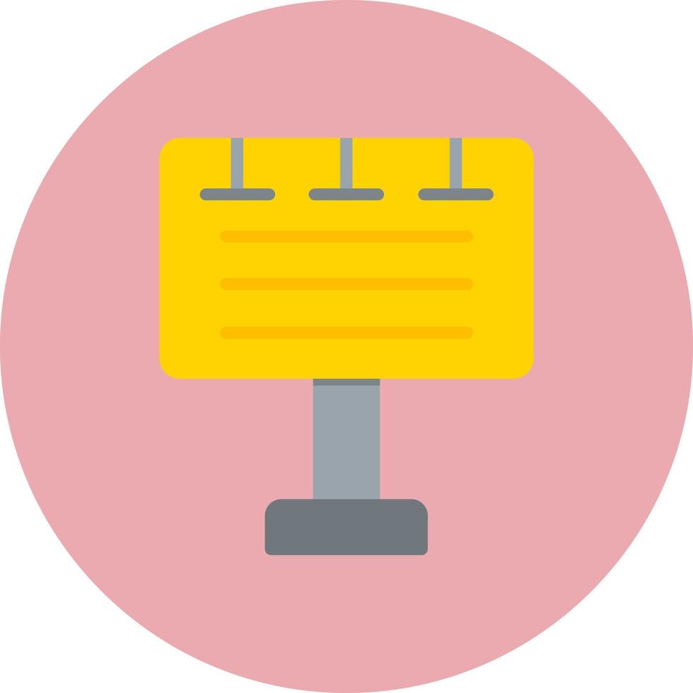 Billboard Vector Icon
