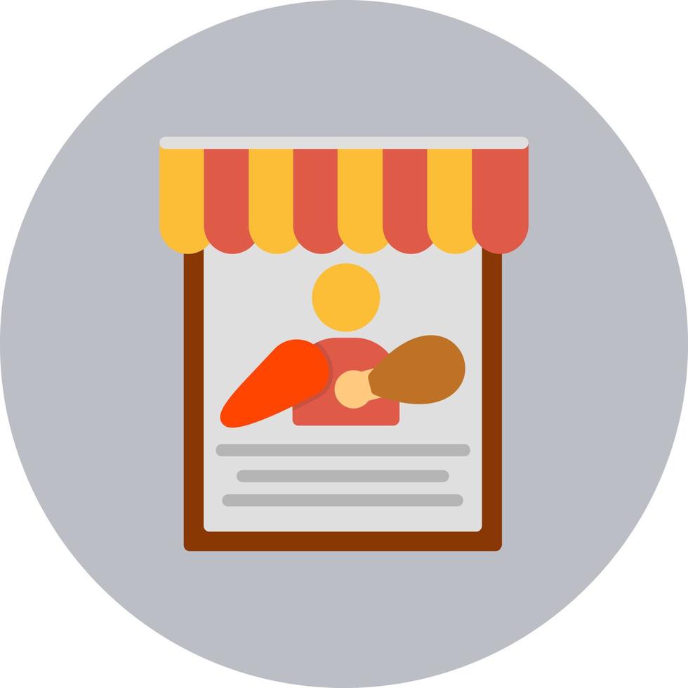 Butcher Shop Vector Icon