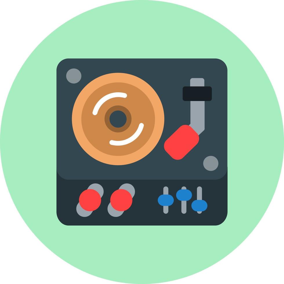 Phonograph Vector Icon