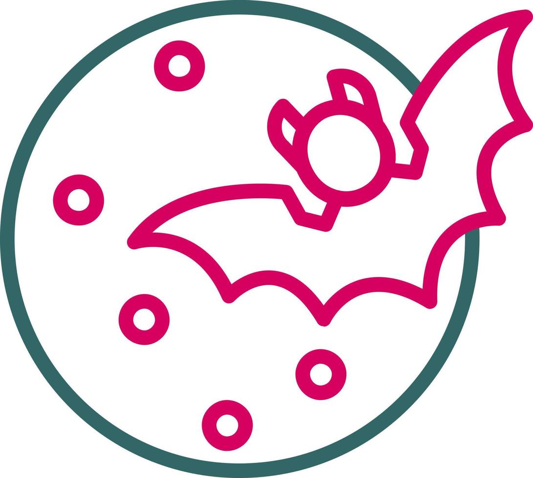 Halloween Moon Vector Icon