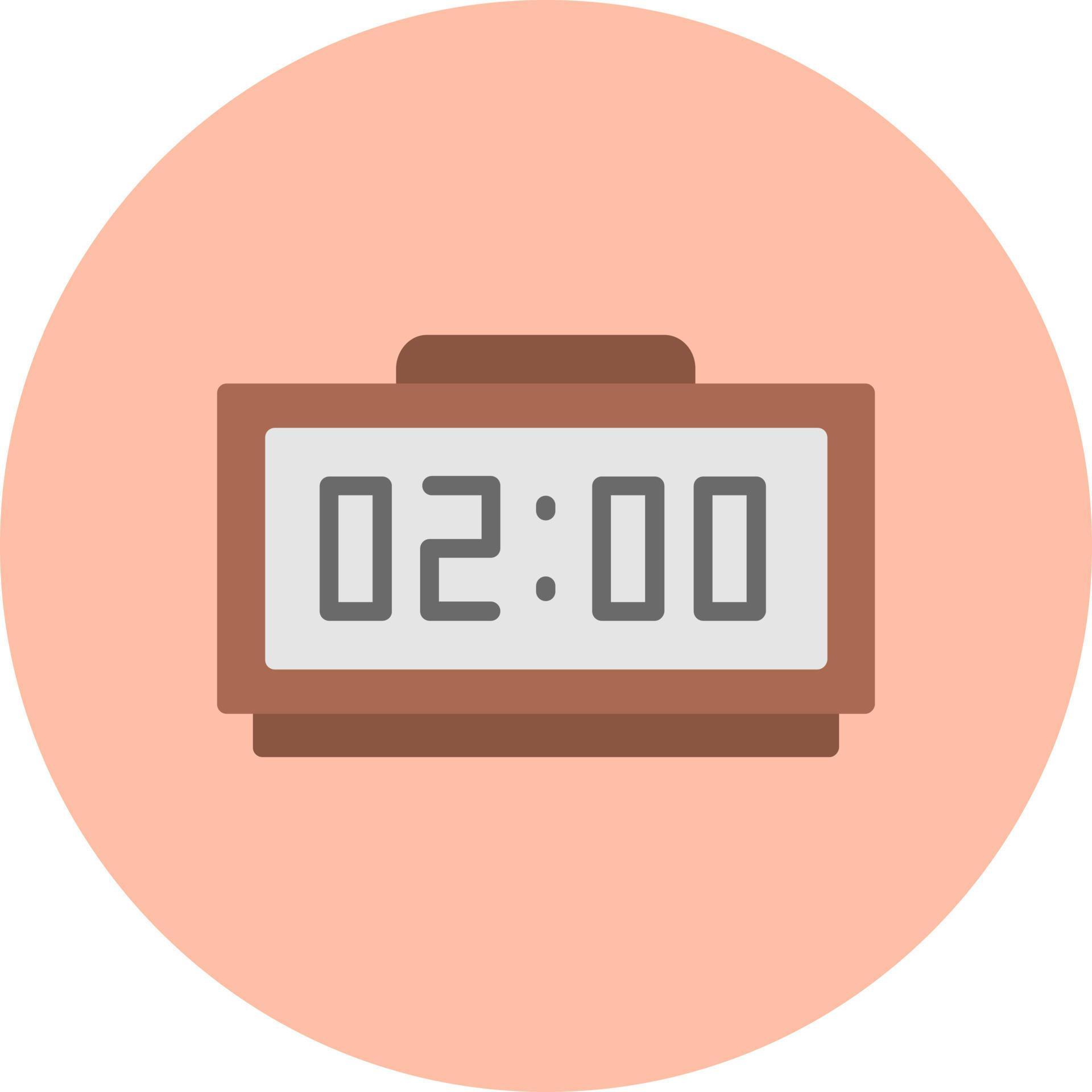 Digital Clock Vector Icon 16511953 Vector Art at Vecteezy