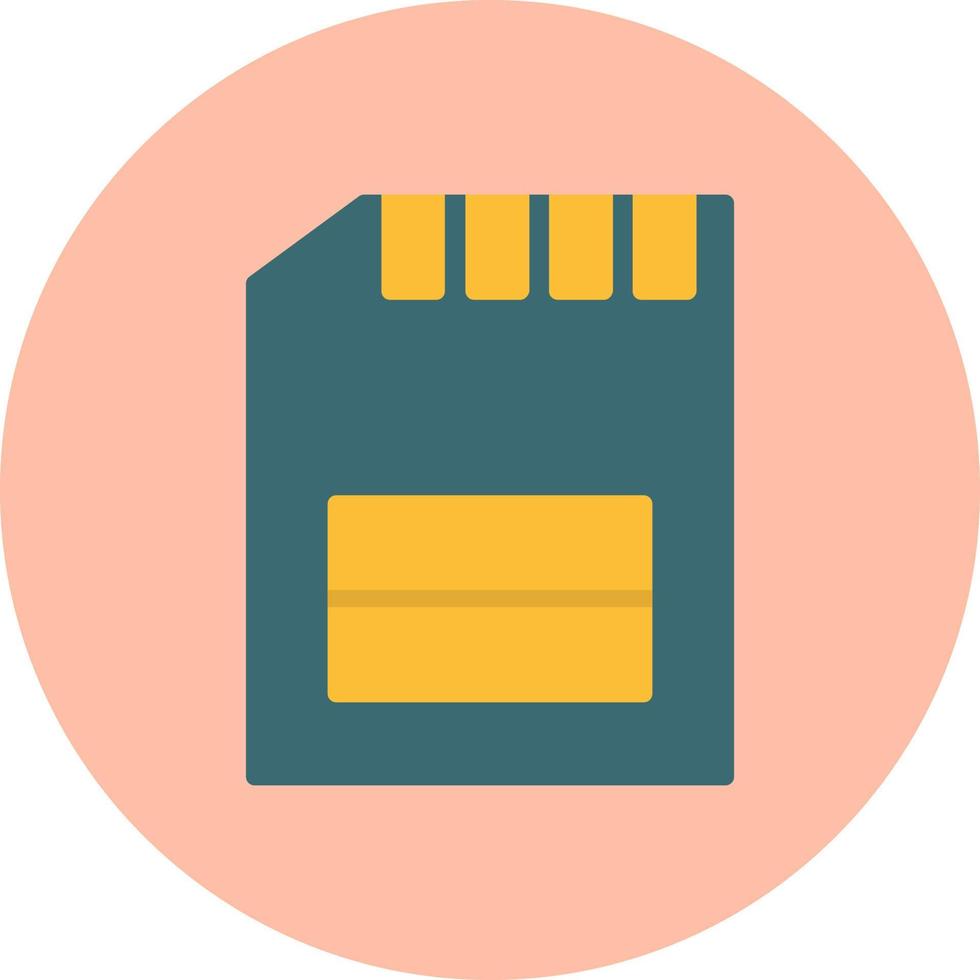 Memory Card Vector Icon