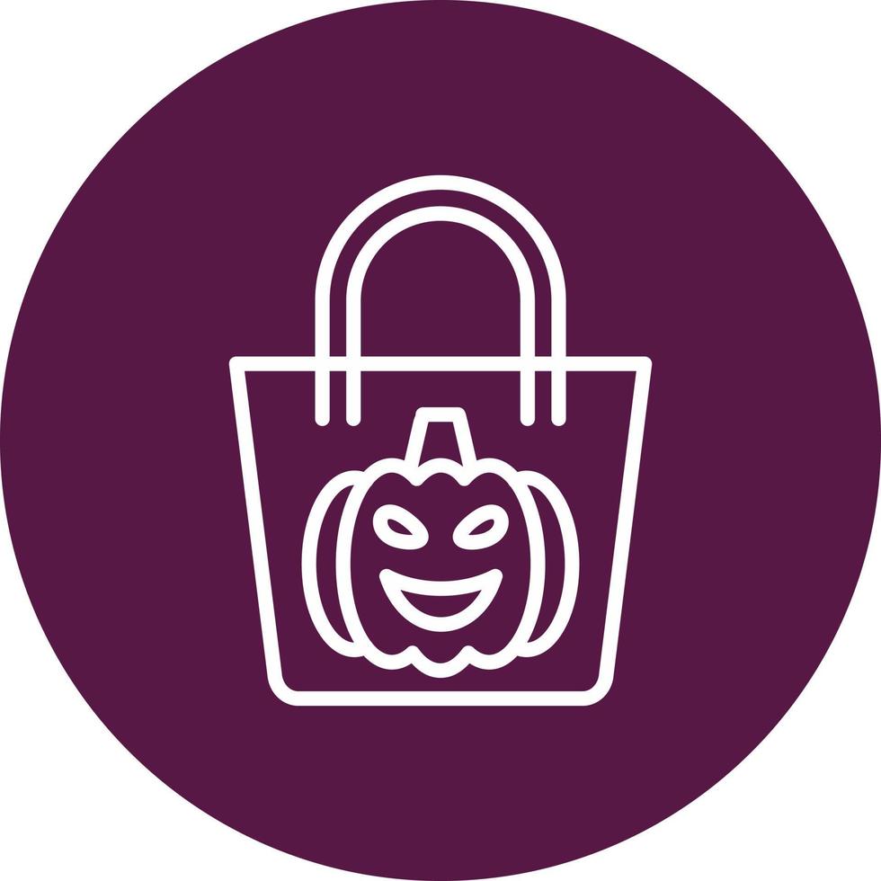 icono de vector de bolsa de compras