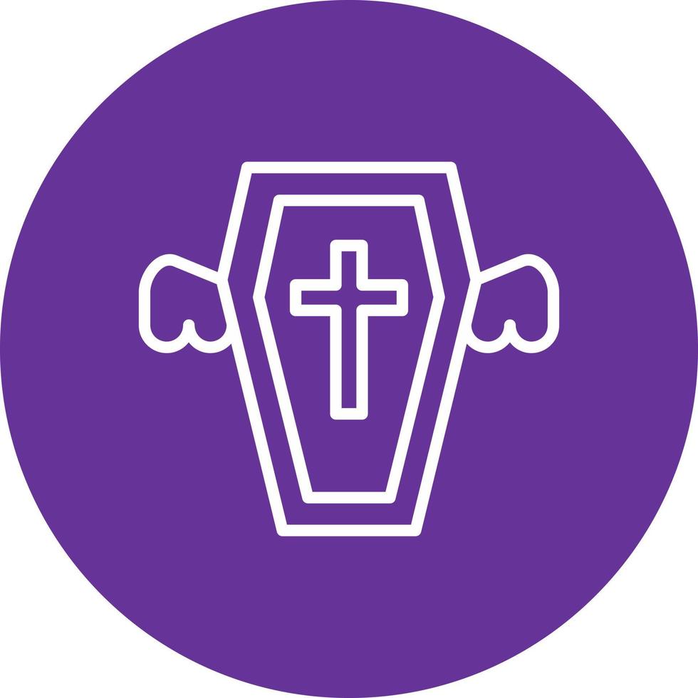 Coffin Vector Icon