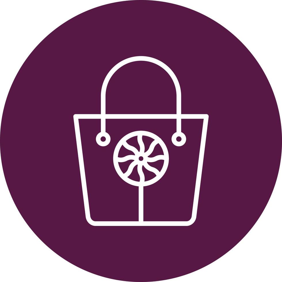 Candy Bag Vector Icon