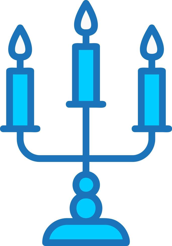 icono de vector de candelabro