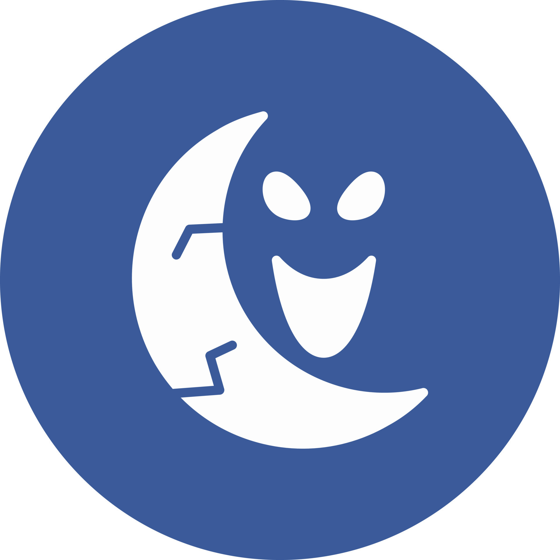 Half Moon Vector Icon 16512568 Vector Art at Vecteezy