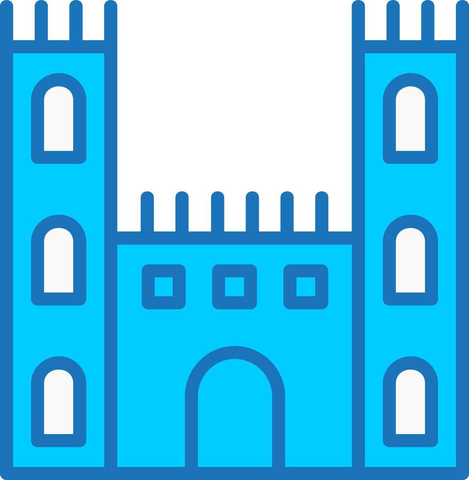 icono de vector de castillo