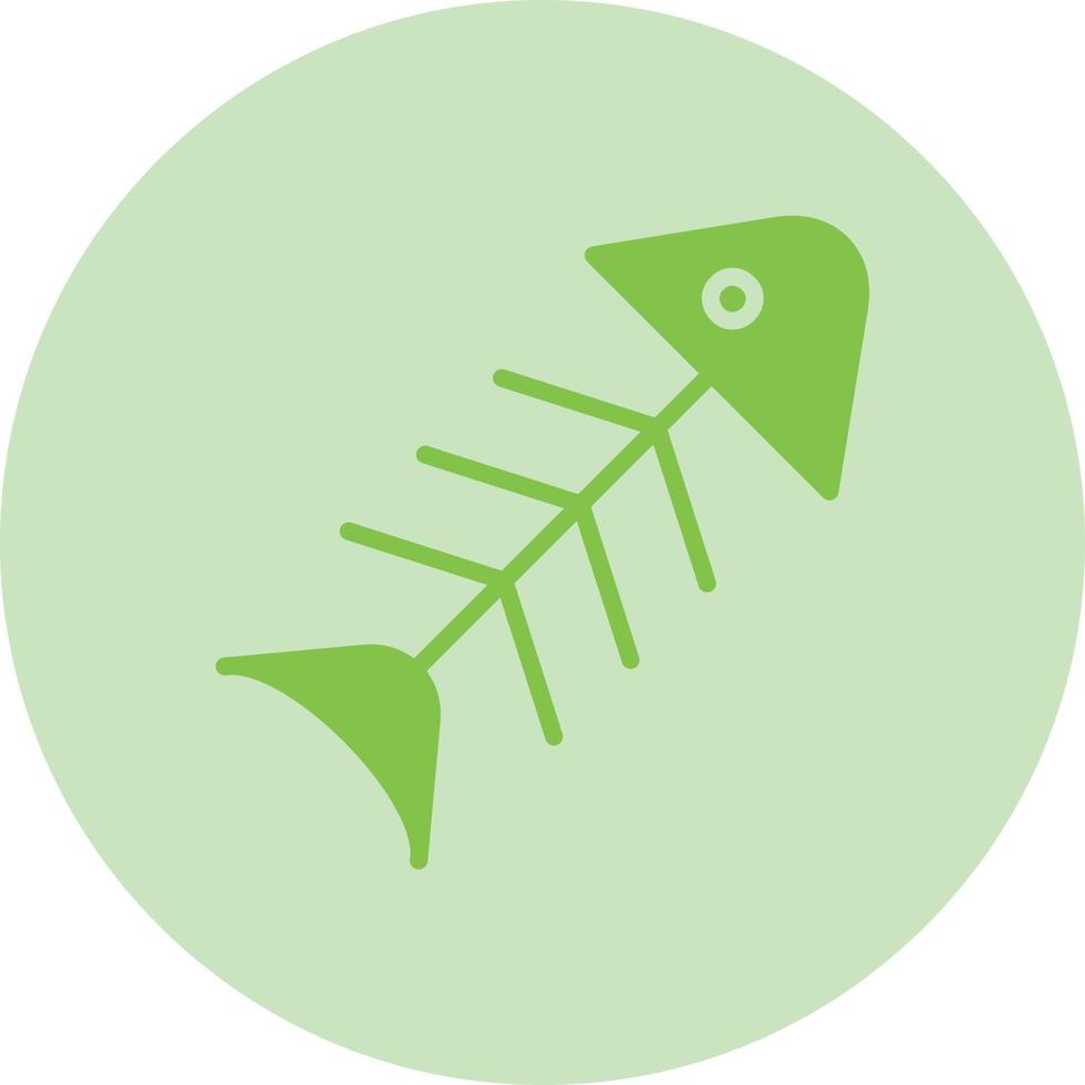 Rotten Fish Vector Icon