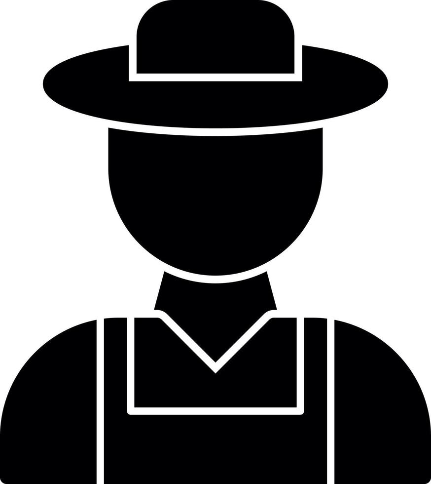 Farmer Vector Icon Design