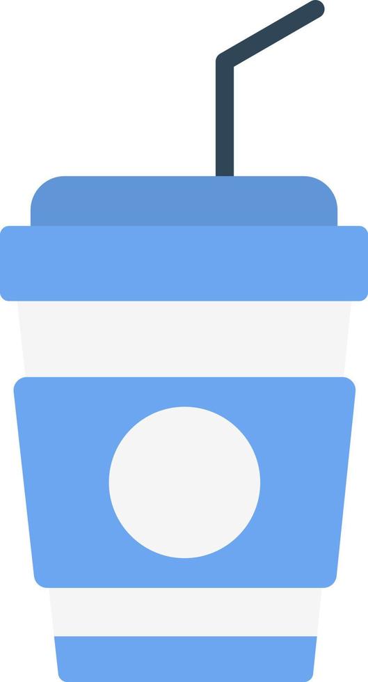 diseño de icono de vector de vaso de plástico