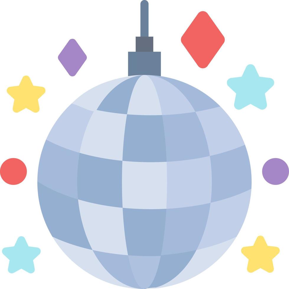 Disco Ball Vector Icon Design