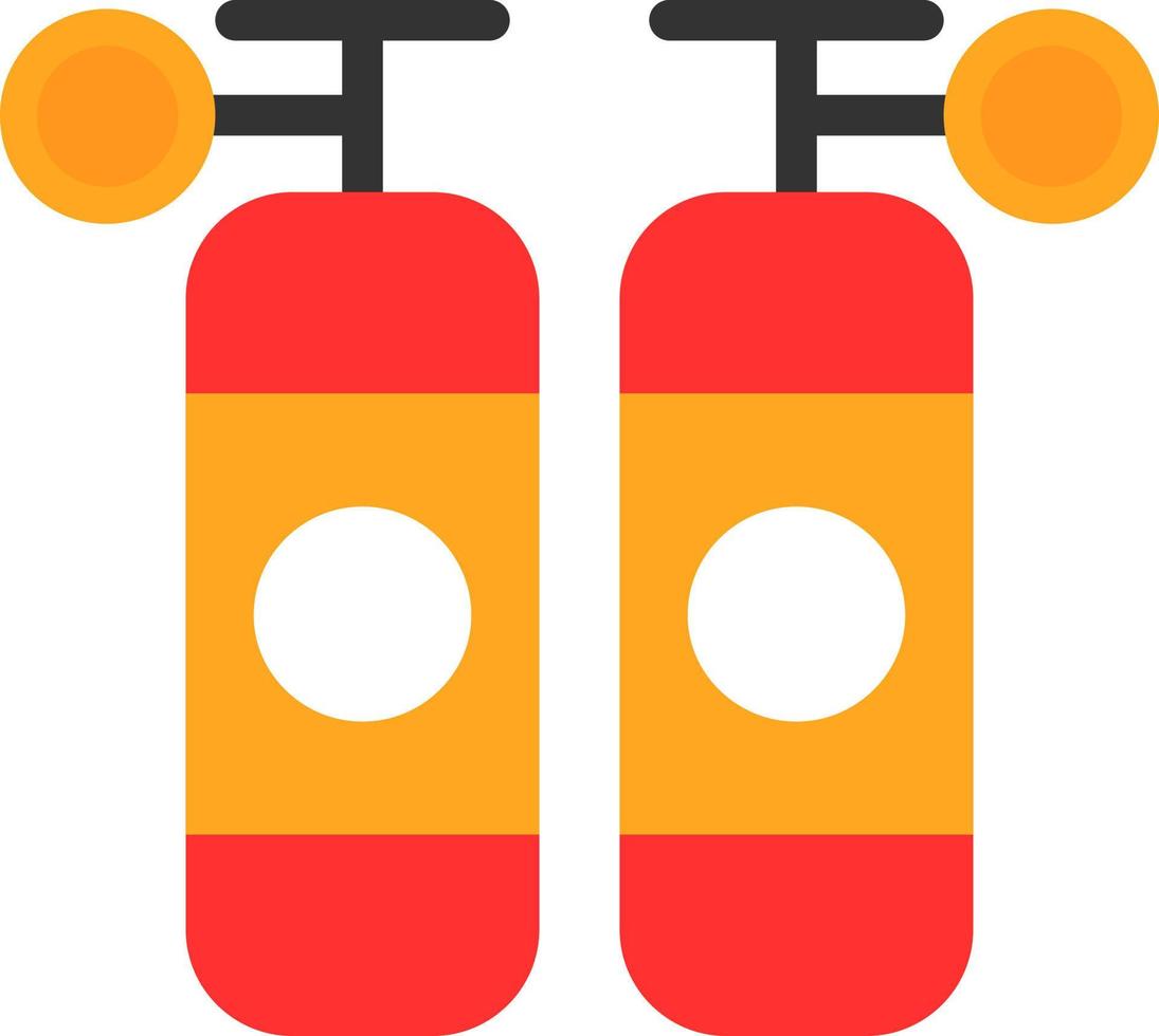 Oxygen Tanks Vector Icon Design