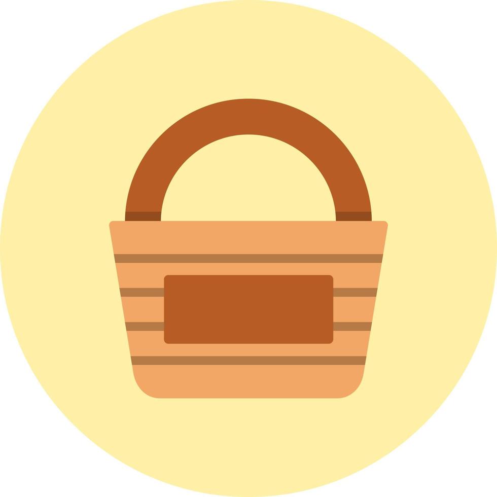 Picnic Basket Vector Icon