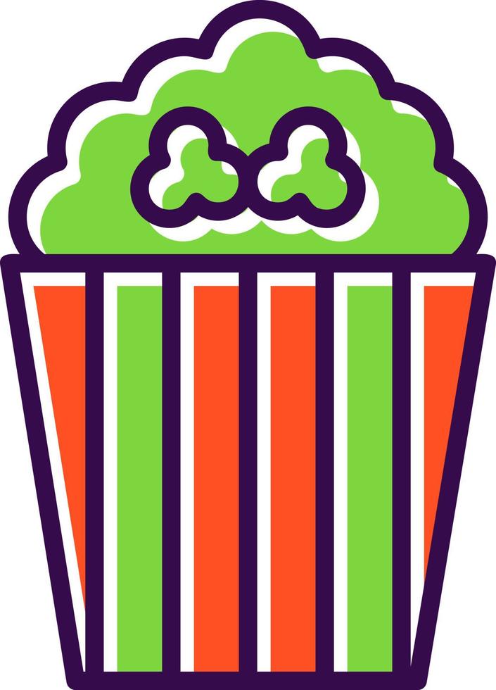 Pop Corn Vector Icon Design
