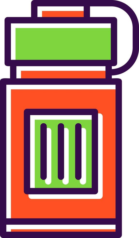 Water Bottle Vector Icon Design