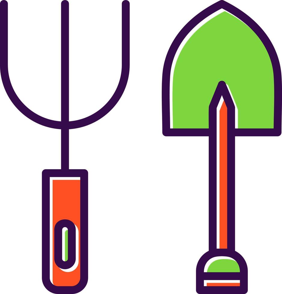 Pitchfork Vector Icon Design