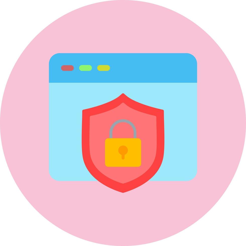 Web Security Vector Icon