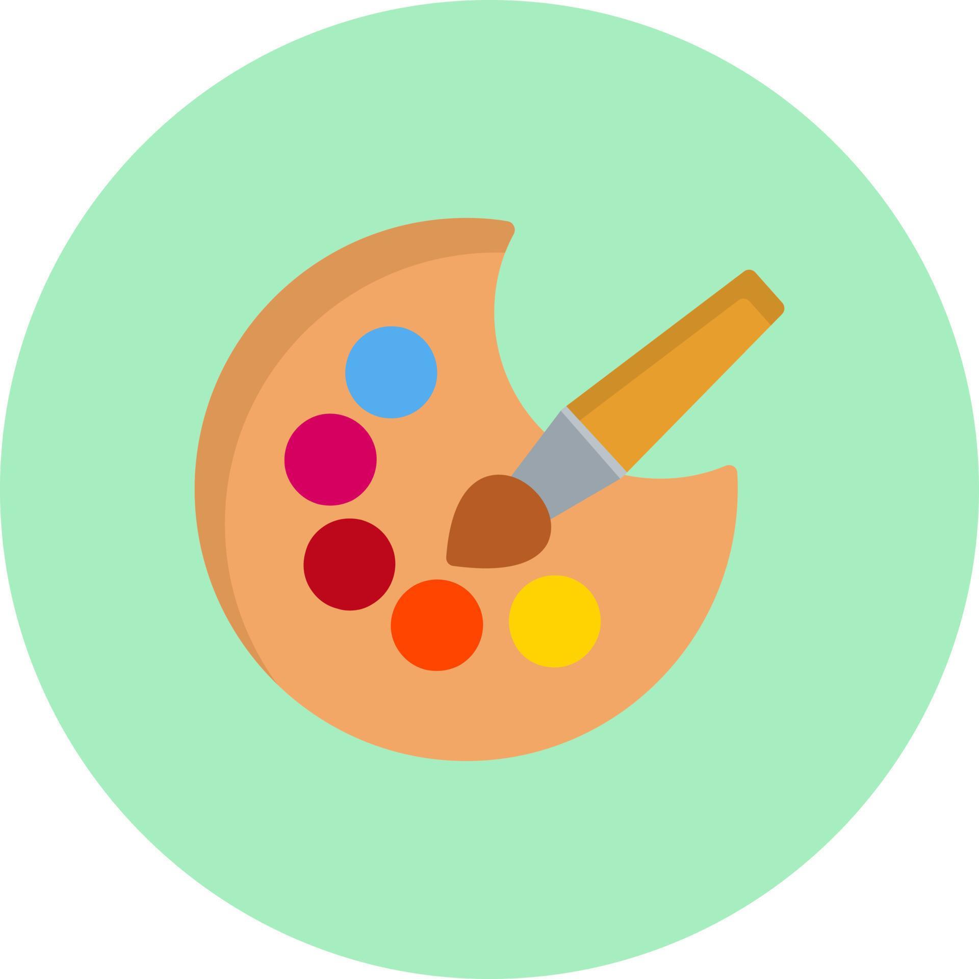 Paint Palette Vector Icon 16514037 Vector Art at Vecteezy