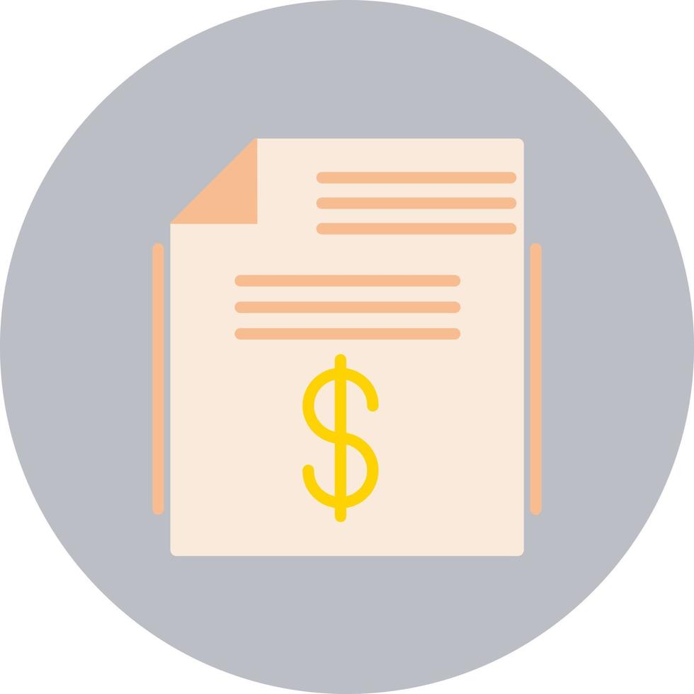 Invoice Vector  Icon