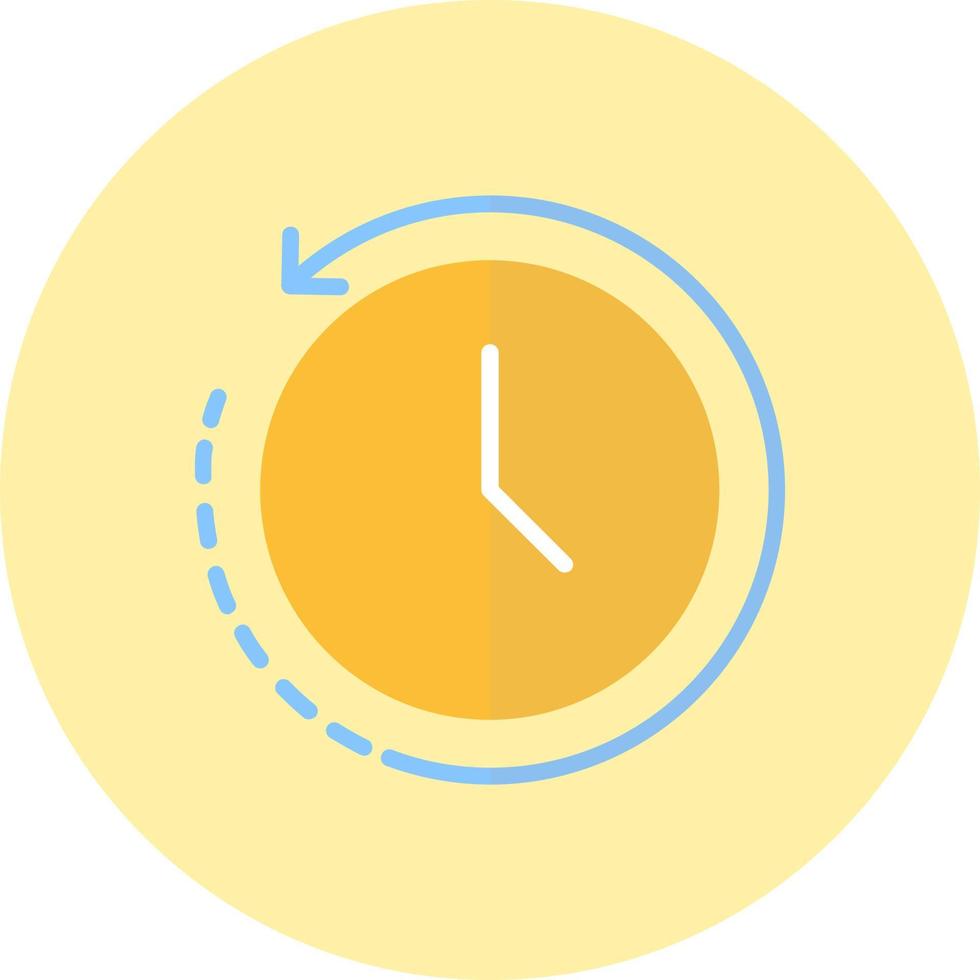 Back In Time Vector  Icon