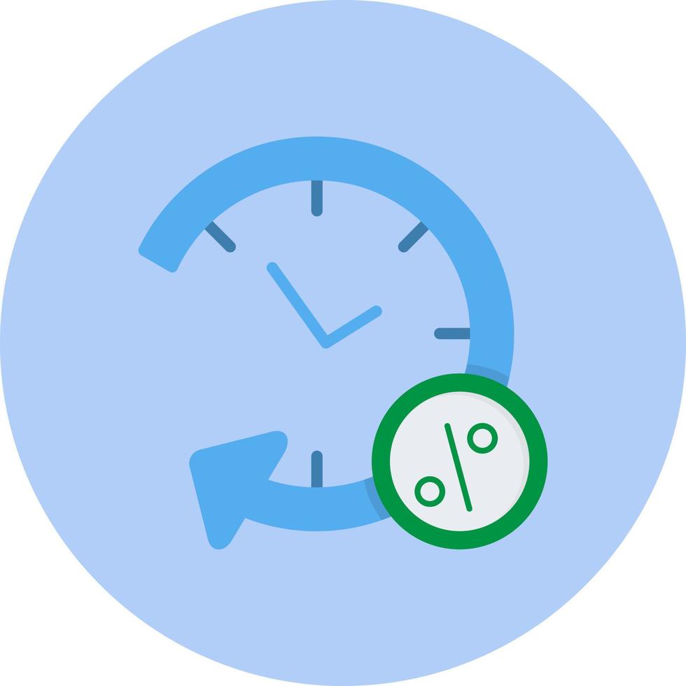 Long term debit Vector  Icon