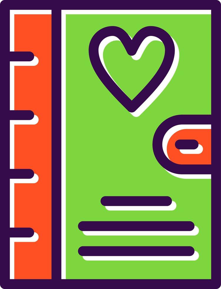 Notebook Vector Icon Design