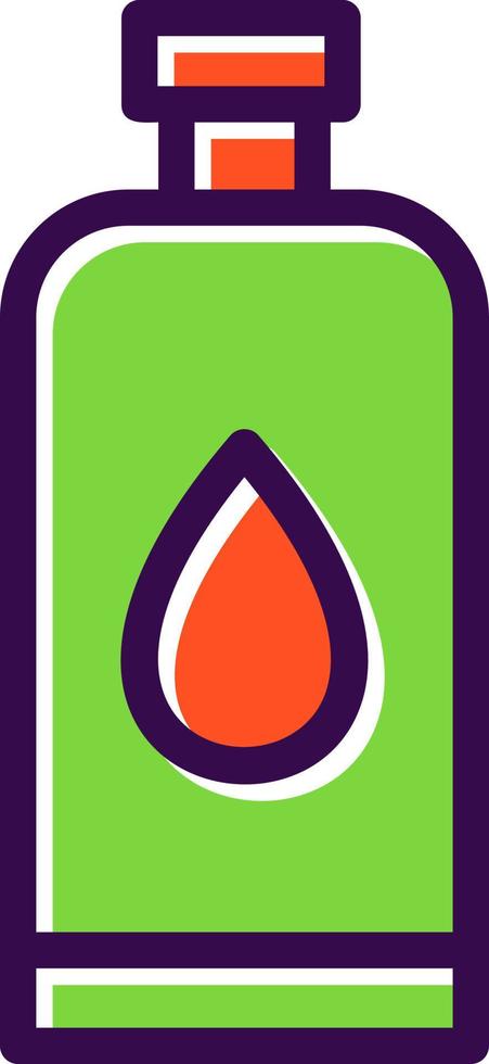 Water Bottle Vector Icon Design