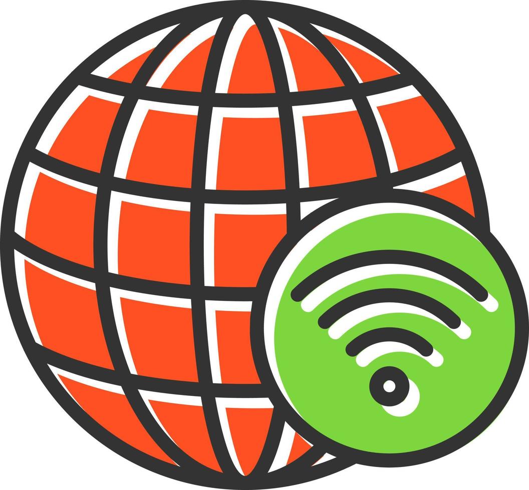 Internet Vector Icon Design