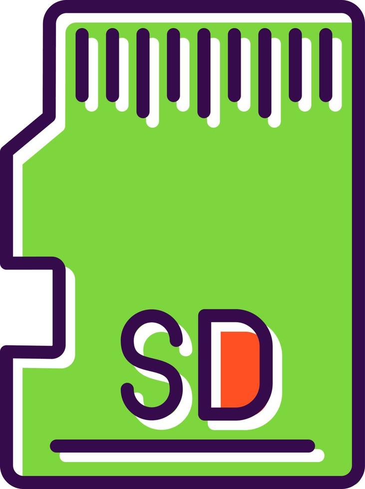 Sd Card Vector Icon Design