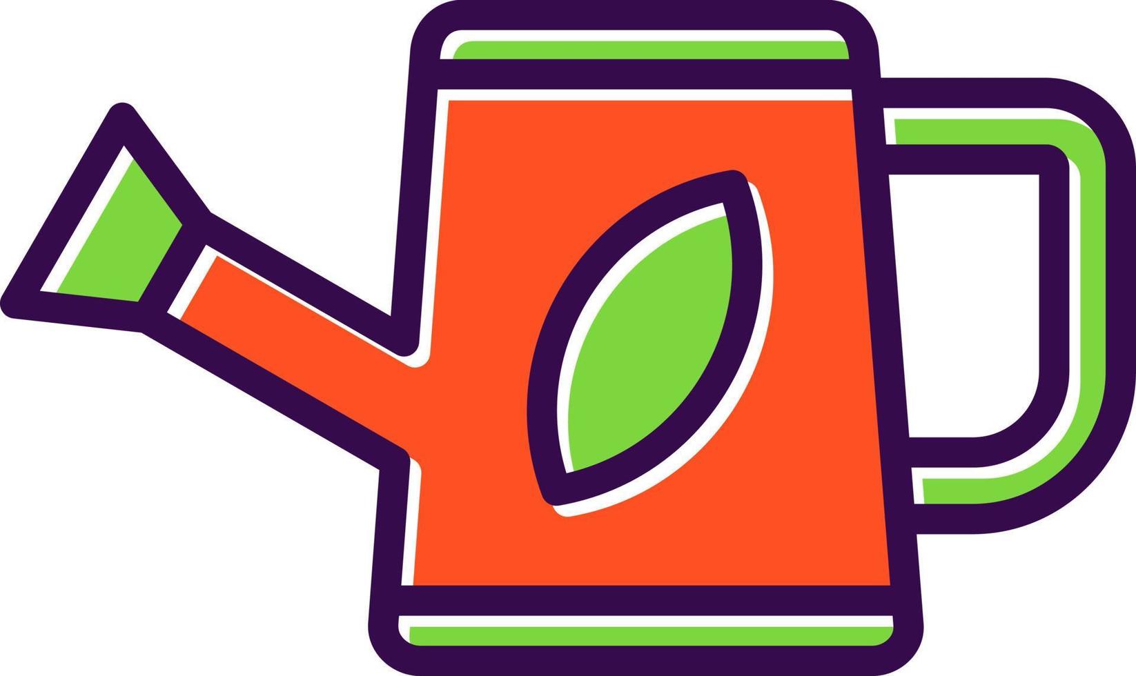 Watering Can Vector Icon Design