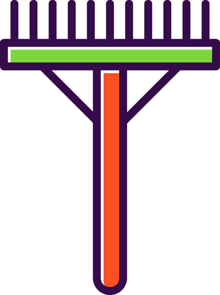 Rake Vector Icon Design
