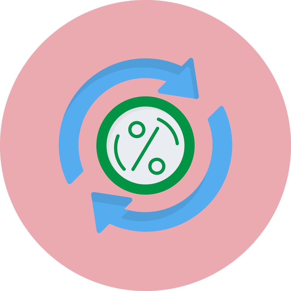 Exchange Rate Vector  Icon