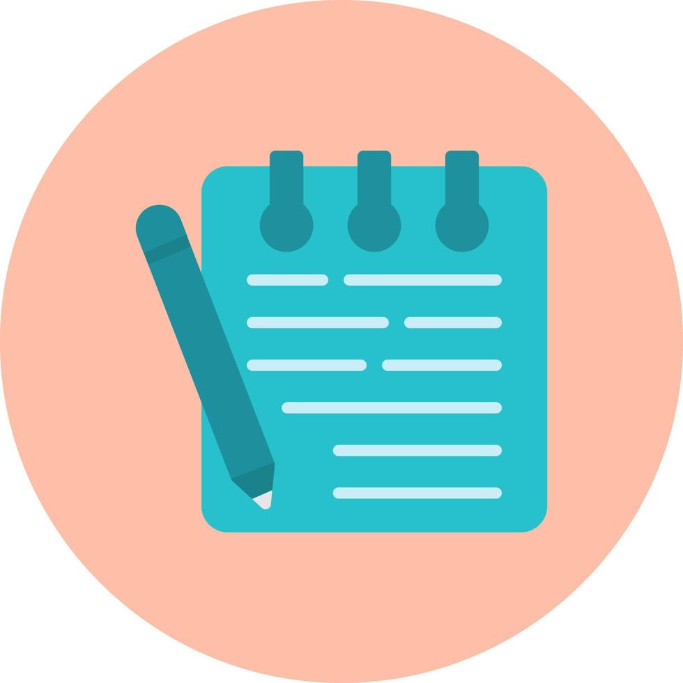 Notepad Vector Icon