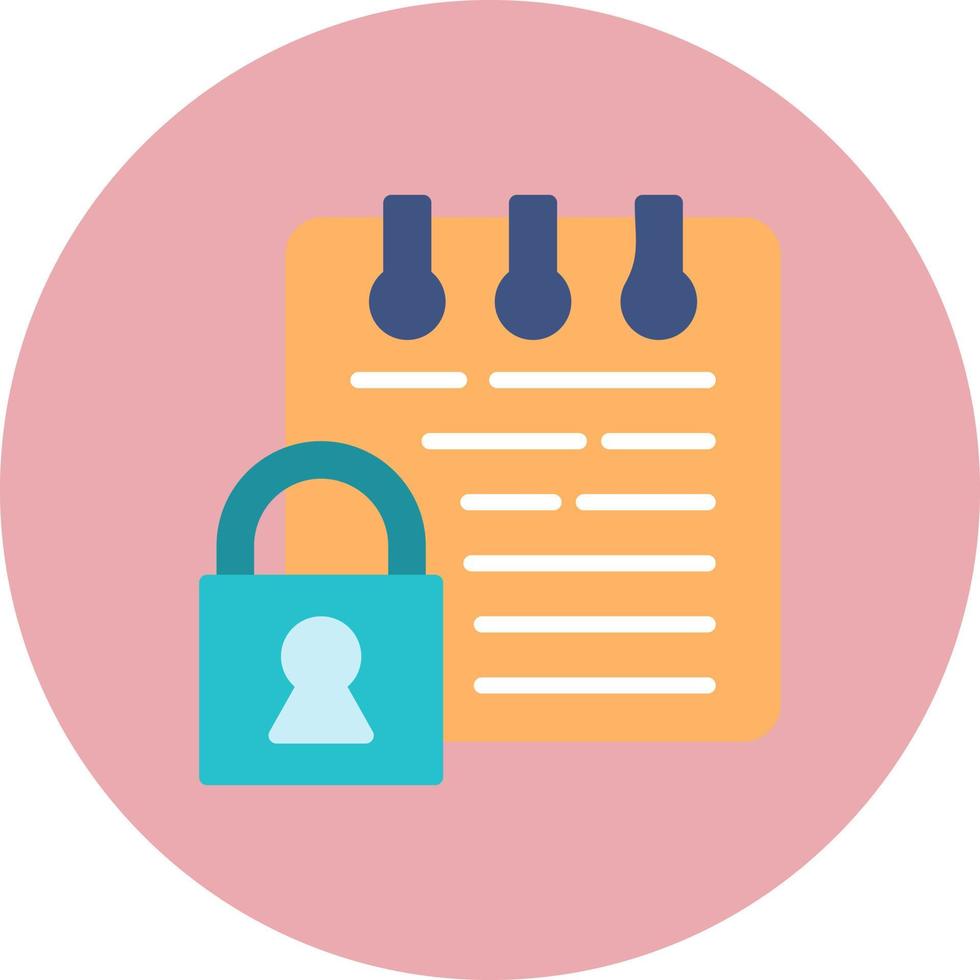 Notepad  Vector Icon