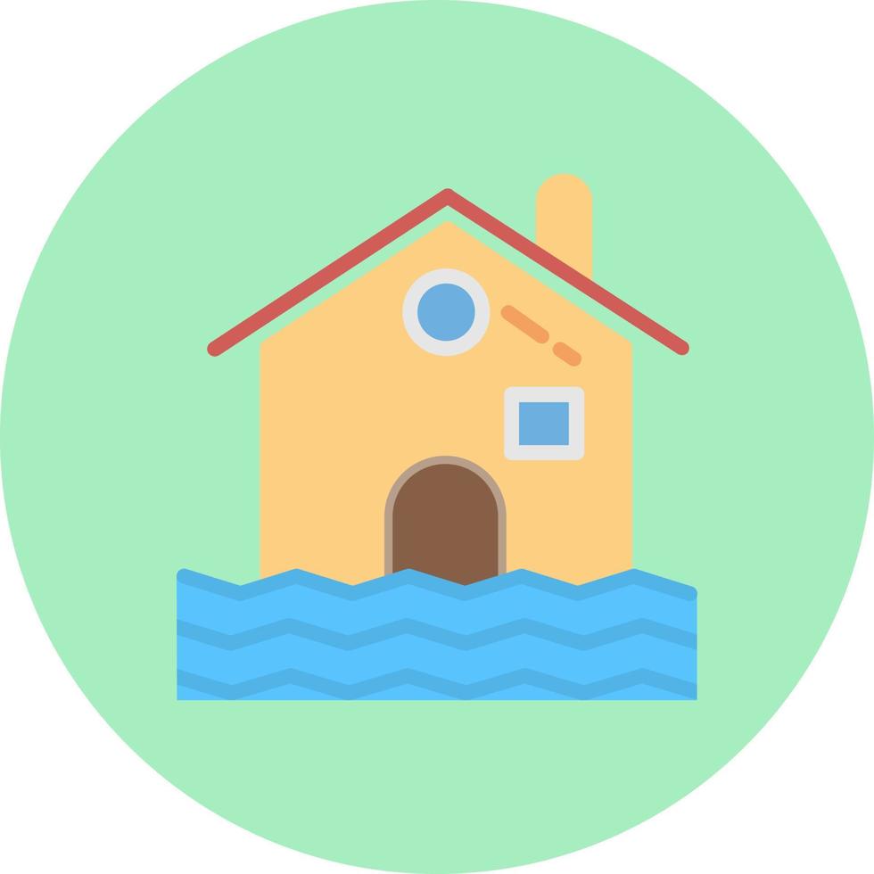 diseño de icono de vector de inundaciones