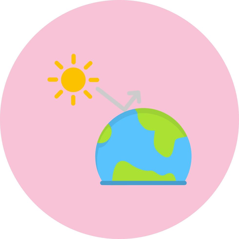 Greenhouse Effect Vector Icon Design