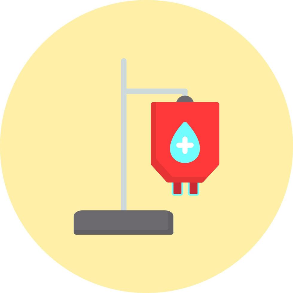 Blood Bag Vector Icon Design