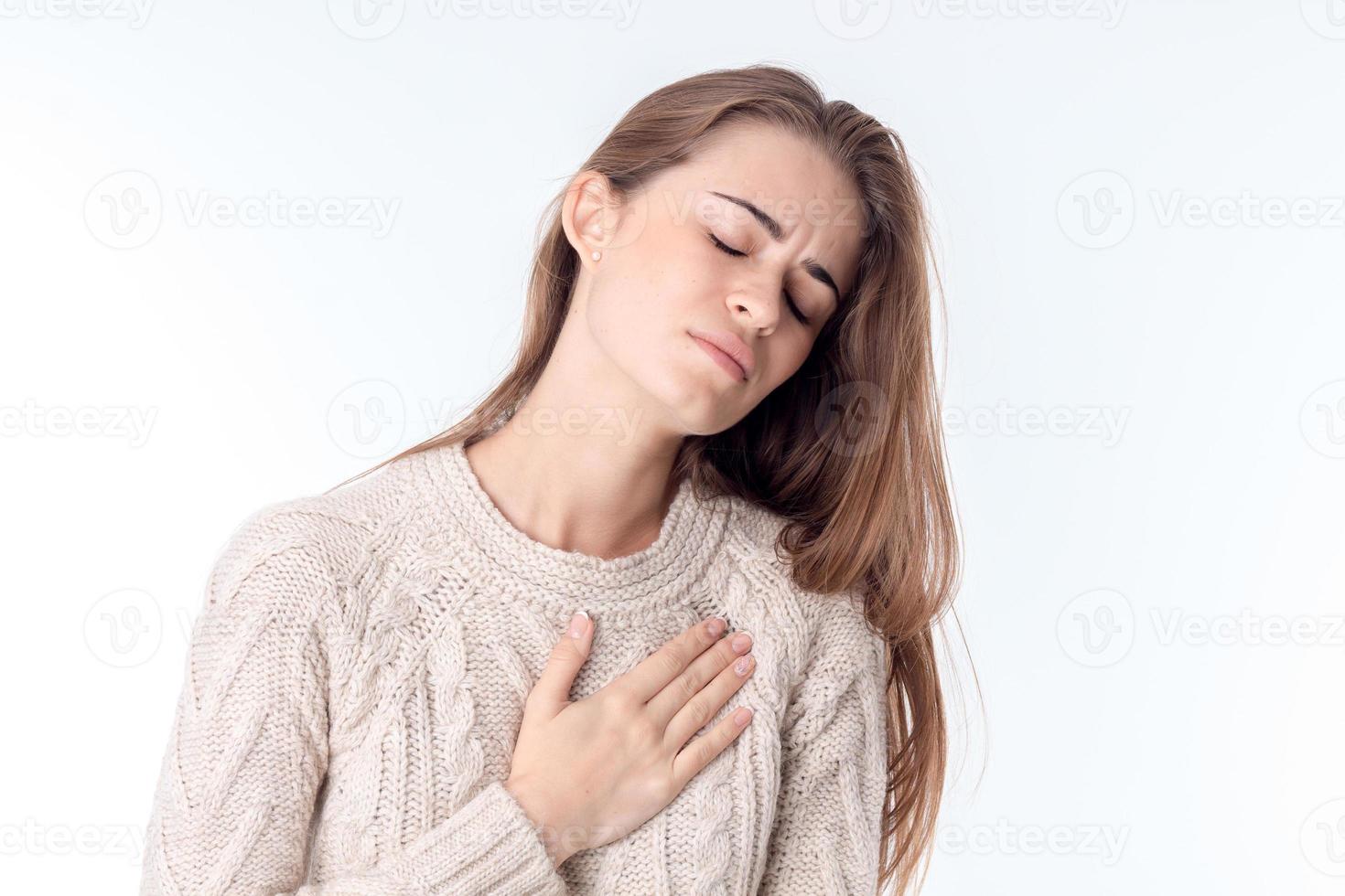 young girl with heart disease photo