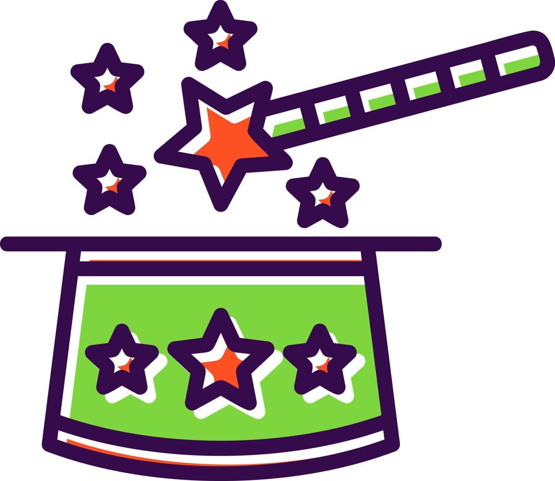 Magic Trick Vector Icon Design