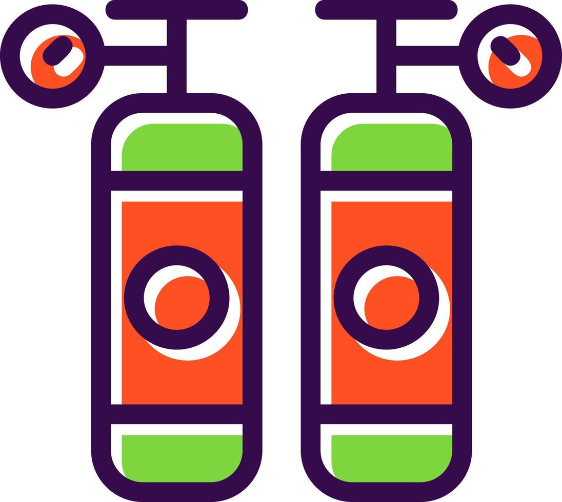 Oxygen Tanks Vector Icon Design