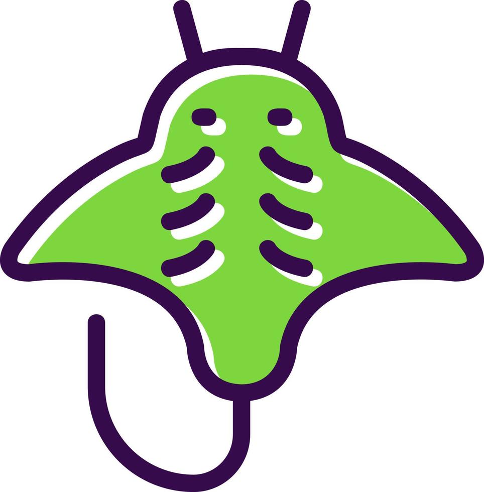 Stingray Vector Icon Design