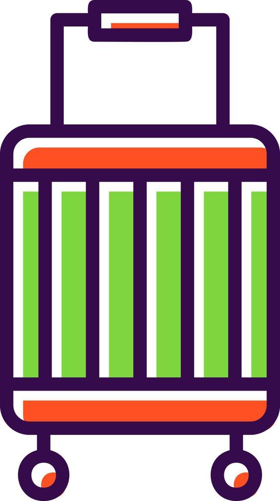Baggage Vector Icon Design