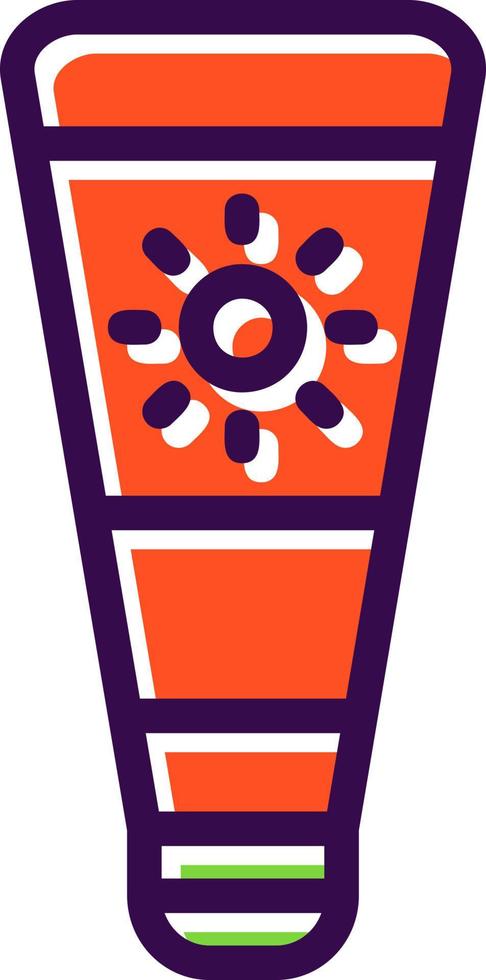 Sunscreen Vector Icon Design