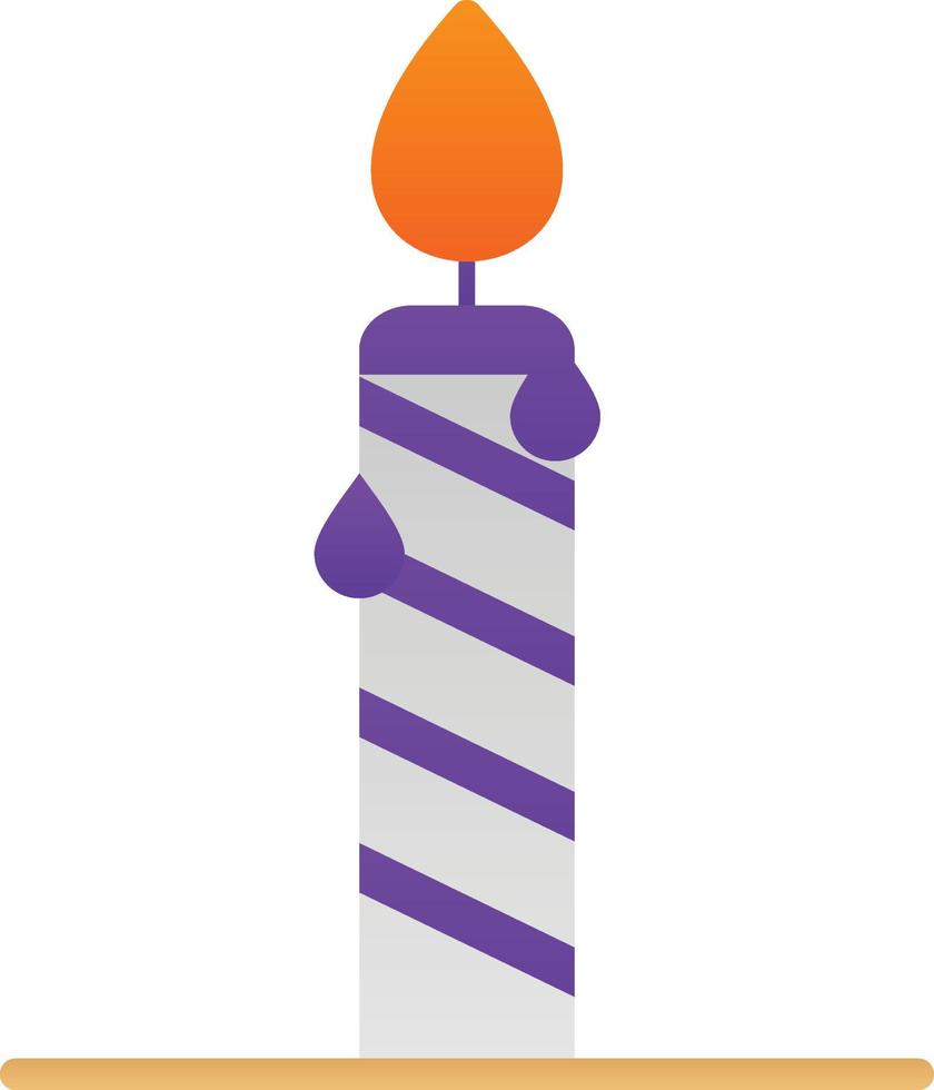 Candle Vector Icon Design