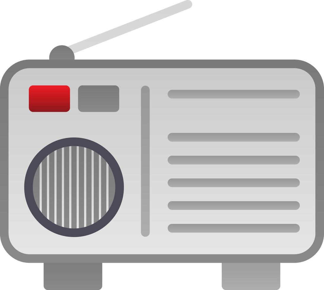 Radio Vector Icon Design