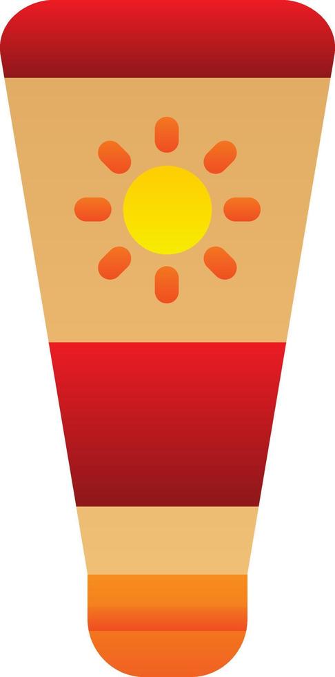 Sunscreen Vector Icon Design