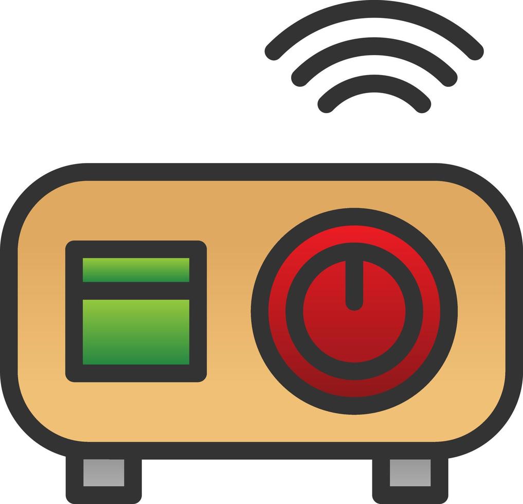 Video Projector Vector Icon Design