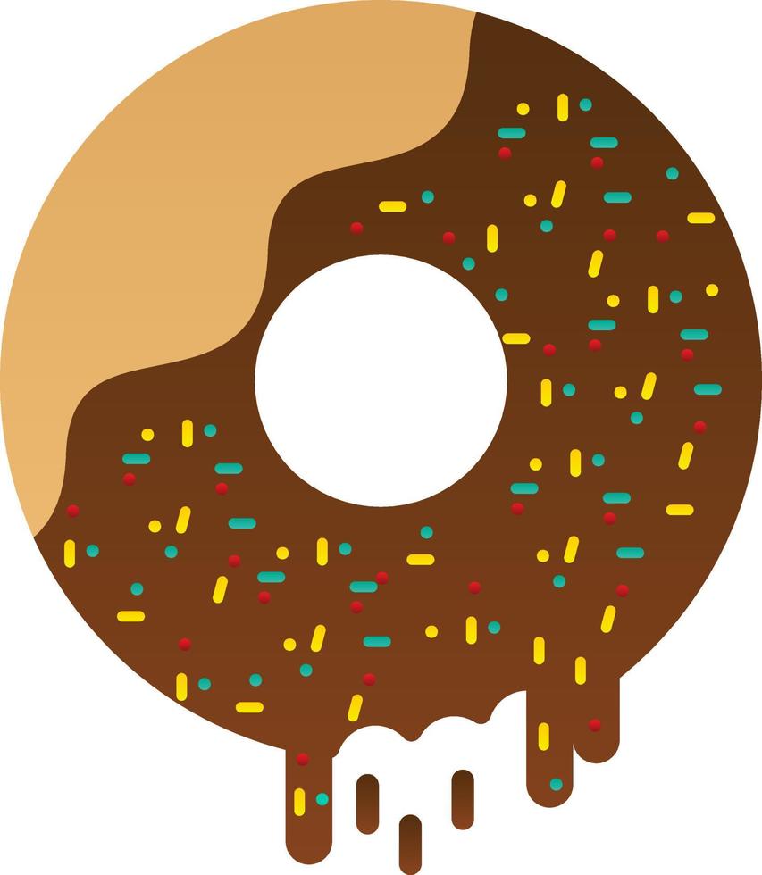 diseño de icono de vector de donut