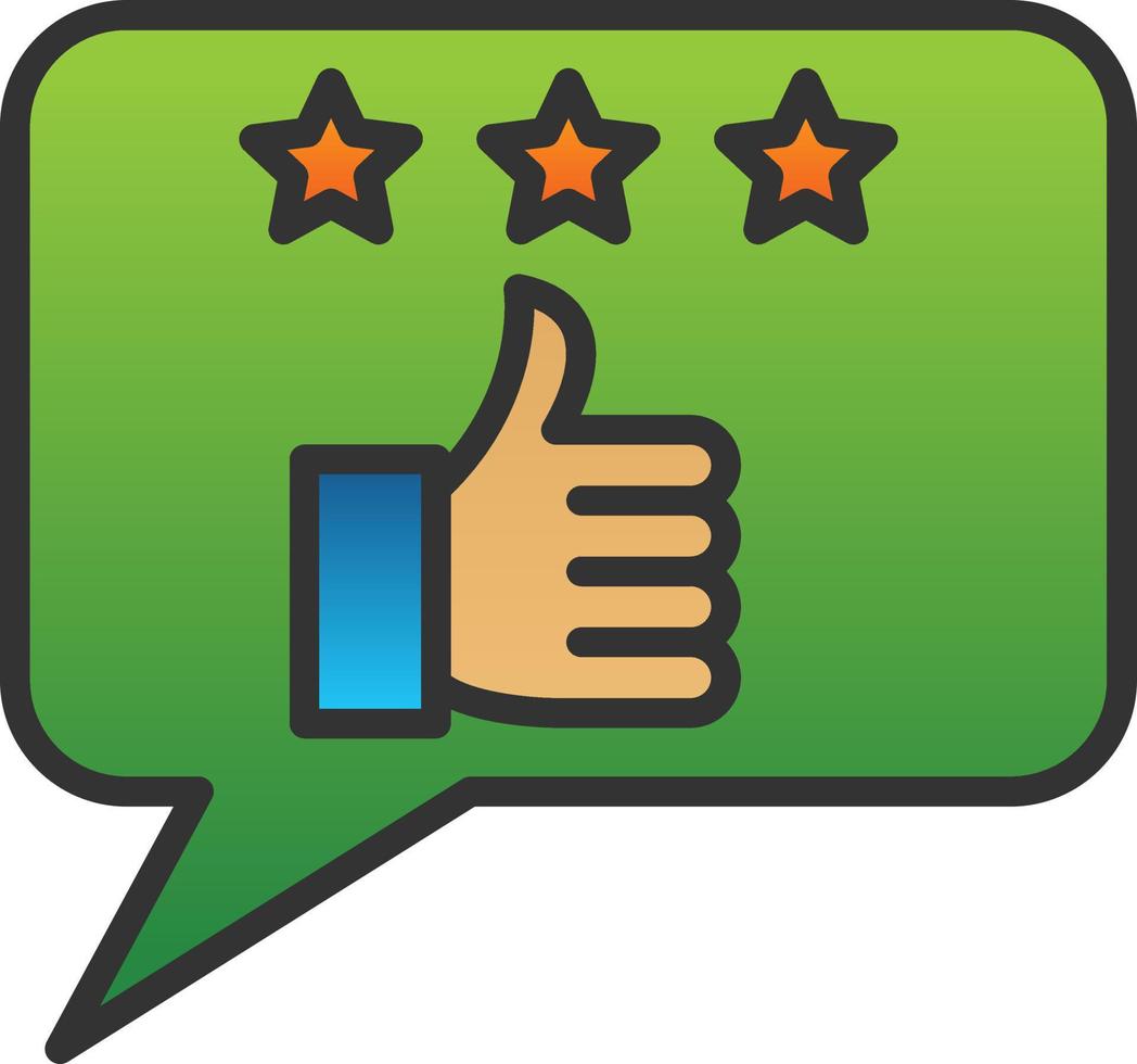 Good Feedback Vector Icon Design